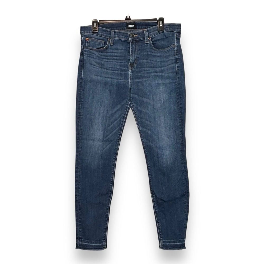 Hudson Krista Ankle Super Skinny Jeans Women's Size 31 Mid Rise Distressed Denim
